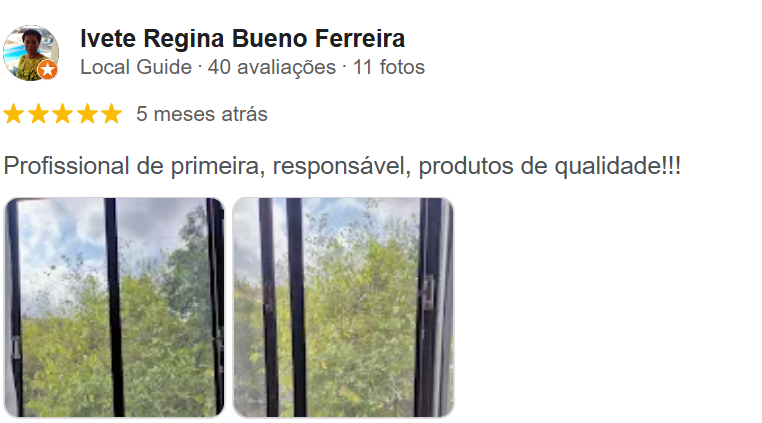 Avaliação de cliente satisfeito 5